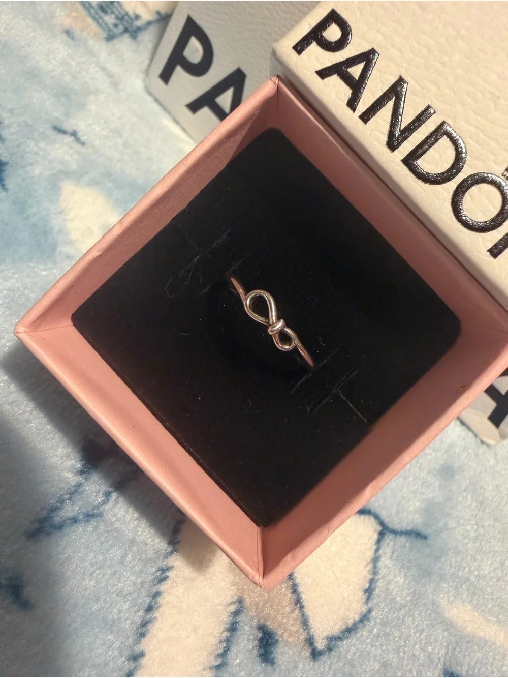 Pandora Silver Infinity Knot Ring